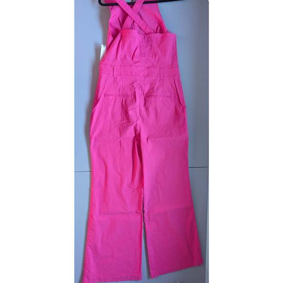 NWD Anthropologie Maeve The Naomi Workwear Jumpsuit Size 14 Pink $MD451 - Picture 5 of 11